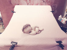 Load image into Gallery viewer, Baby Fox Foldable Newborn Posing Table set with a Mattress - Eco Leather
