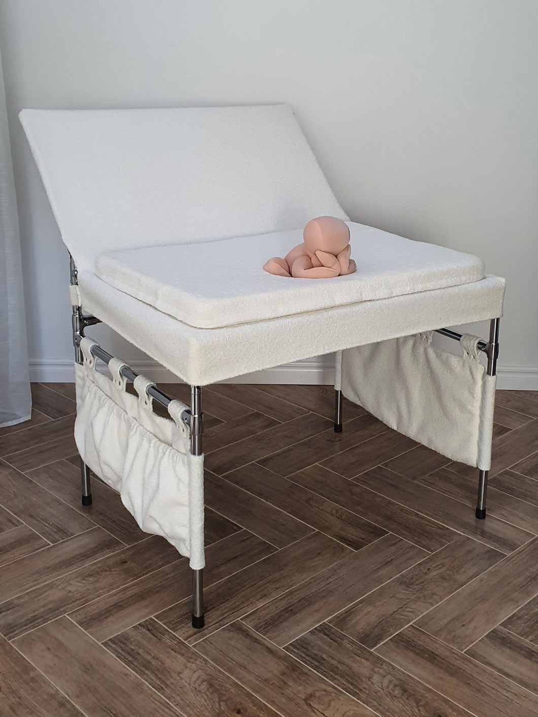 Baby Fox Foldable Newborn Posing Table set with a Mattress - Teddy