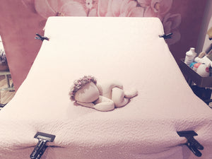 Foldable Newborn Posing Table - Eco Leather
