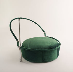 Beanbag with Built-In Backdrop Stand - Velour, Travel Size