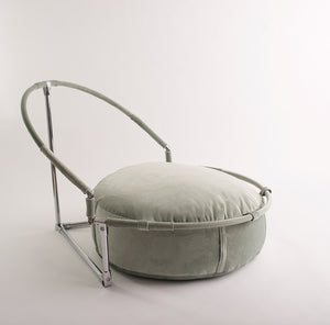 Beanbag with Built-In Backdrop Stand - Velour, Travel Size