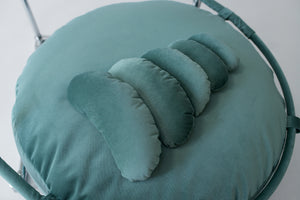 Beanbag with Built-In Backdrop Complete Set - Velour, Travel Size