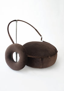 Beanbag with Built-In Backdrop Stand - Velour, Travel Size