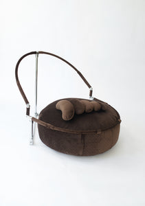 Beanbag with Built-In Backdrop Complete Set - Velour, Travel Size