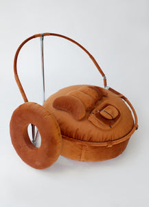 Beanbag with Built-In Backdrop Complete Set - Velour, Travel Size