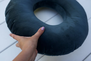Beanbag with Built-In Backdrop Complete Set - Velour, Travel Size