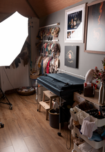 Load image into Gallery viewer, Foldable Newborn Posing Table - Velour
